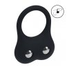 Silicone Training Cockring - M - Black